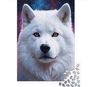 Puzzle Art Space Dogs con immagini personalizzabili, puzzle in cartone riciclato al 100% per adulti e adolescenti, 1000 pezzi (75x50 cm)