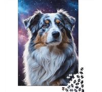 Puzzle Art Space Dogs, puzzle di cartone premium stimolante e stimolante per adulti, regalo di Natale 1000 pezzi (75x50 cm)
