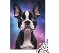 Puzzle Art Space Dogs, sfida difficile, puzzle in cartone riciclato al 100% per adulti, regali di Halloween, 1000 pezzi (75x50 cm)