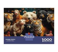 Puzzle Arte 1000 Pezzi, Animal World, Per Adulti 14+, Various Animals, Regalo Uomo E Donna, Decorazione Della Famiglia 38x26cm/1000pcs