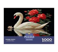 Puzzle Arte 1000 Pezzi, Beautiful Swan, Un Puzzle Impegnativo, Artistic Animals, Regalo Uomo E Donna, Per Adulti 14+ 70x50cm/1000pcs