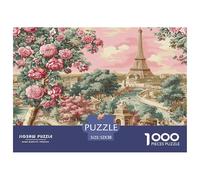 Puzzle Arte 1000 Pezzi - Der Eiffelturm, Divertimento Gioco, Paris Landmarks, Decorazione Per La Casa, Per Amore E Amico 52x38cm/1000pcs