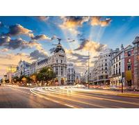 Puzzle Arte 1000 Pezzi Strade Della Città Di Madrid 75 * 50Cm