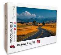 Puzzle Arte con Scatola Campo, Visualizzazione Puzzle Legno 5000 Pezzi Adulti 156x105cm, Rompecapo, Attività di Intrattenimento ad Alta Difficoltà, Jigsaw Per Tutta La Famiglia, Regalo Donna, 1-9910