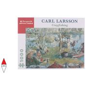 PUZZLE ARTE POMEGRANATE PITTURA 1800 CARL LARSSON CRAYFISHING 1000 PZ