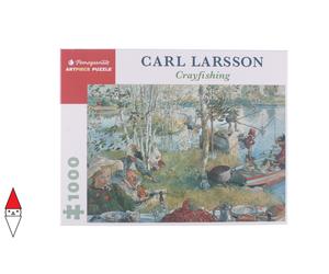 PUZZLE ARTE POMEGRANATE PITTURA 1800 CARL LARSSON CRAYFISHING 1000 PZ
