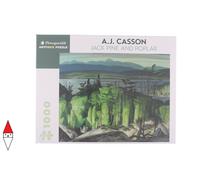 PUZZLE ARTE POMEGRANATE PITTURA 1900 AJ CASSON JACK PINE AND POPLAR 1000 PZ