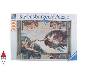 PUZZLE ARTE RAVENSBURGER RINASCIMENTO LA CREAZIONE DI ADAMO 5000 PZ