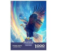 Puzzle Artee con aquila in volo Artee Jigsaw Family Game Idea Regalo Per Bambini Animale Per Gioco Familiare 1000 Pezzi Artee Regalo Per Amore E Amico 70x50cm/1000pcs