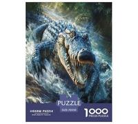 Puzzle Artee con coccodrilli e rettili Artee Stampa Di Qualit Gioco Educativo E Stimolante Animale Divertimento Gioco 1000 Pezzi Per Adulti E Bambini 70x50cm/1000pcs