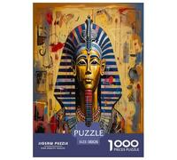 Puzzle Artee egizia del faraone Artee Jigsaw Family Game Gioco Educativo E Stimolante Storia Divertimento Gioco Da 1000 Pezzi Regalo Per Amore E Amico 38x26cm/1000pcs