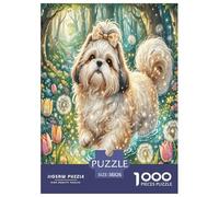 Puzzle Artee Shih Tzu Companion Artee Jigsaw Family Game Gioco Educativo E Stimolante Animale Divertimento Gioco Da 1000 Pezzi Regalo Per Amore E Amico 38x26cm/1000pcs