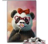 Puzzle artistici da 1000 pezzi raffiguranti panda, giochi educativi, decorazioni per la casa, ideali come regalo per tutta la famiglia (dimensioni 26x38cm)