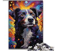 Puzzle artistici del pastore per adulti 1000, giochi divertenti, ogni pezzo è unico - gioco divertente e stimolante per tutta la famiglia (50x75cm)