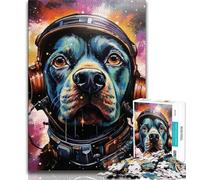 Puzzle artistici del pastore tedesco per adulti e adolescenti, difficili da completare ma divertenti e divertenti giochi educativi per il compleanno (75x50cm)