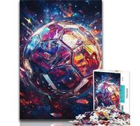 Puzzle artistici di calcio per adulti, 1000 pezzi, difficili da completare ma divertenti e spiritosi, decorazioni e regali unici per la casa (50x75cm)