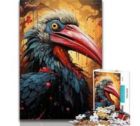 Puzzle artistici giganti di bucero per adolescenti da 1000 pezzi, difficili da completare ma divertenti e umoristici con poster abbinato e foglio di quiz 38x26cm