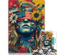 Puzzle artistico da 1000 pezzi raffiguranti donne, per adolescenti, gioco stimolante e decorazione da parete per famiglie, regali unici per compleanno e Natale, 38x26cm