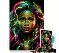 Puzzle artistico Neon Cosmic Beauty per adulti, 1000 pezzi, Logic Boost Toy Group, Joy Premium Edge, sorpresa di compleanno (38x26cm)