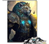 Puzzle Astral Sorcerer Tigers per adolescenti, puzzle da 1000 pezzi, giocattoli, giochi educativi, antistress, lista dei desideri con Babbo Natale (50x75cm)