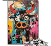 Puzzle astratti Bison per adolescenti 1000 pezzi, modelli da assemblare, ideali come regalo per tutta la famiglia, adatti per bambini di età compresa tra 14 e 50 anni (50x75cm)