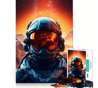 Puzzle astratto a tema spaziale da 1000 pezzi per adolescenti, gioco di logica e abilità, taglio preciso, sorpresa di Natale 38x52cm