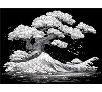 Puzzle astratto Albero(2) - Puzzle 1500 Pezzi per Adulti - Puzzles Giochi Rilassamento - Bene Confezionamento in Scatola - Stampa Alta Definizione Colori Brillanti - Puzzles Legno Impegnativi s7h-143