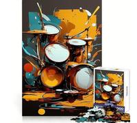Puzzle astratto da 1000 pezzi con batteria, ideale per adulti, per rilassarsi, divertirsi e sfidare nel tempo libero (38x52cm)