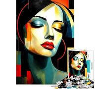 Puzzle astratto da 1000 pezzi per adolescenti raffigurante una donna difficile e stimolante ideale per attività in famiglia e decorazioni per la casa Gioco di puzzle per ragazzi dai 14 anni in su