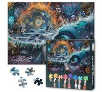 Puzzle astratto per adulti, 1000 pezzi, per gli amanti dell'arte, puzzle artistico, 70 x 50 cm