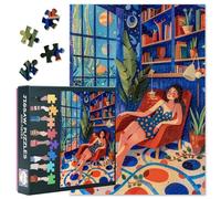 Puzzle astratto per adulti - Jigsaw puzzle 1000 pezzi per adulti, 70 x 50 cm stile di vita giovanile arte difficile e sfida puzzle gioco per soggiorno decorazione da parete