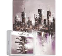 Puzzle Astratto Puzzle 3000 Pezzi Arte per Adulti e Bambini, Città dell'acqua Puzzle Giochi Rilassamento e Intelligence, Jigsaw Adulti DIY Classici legno Gioco, Idea Regalo, Decorazione la Casa D-562
