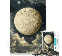 Puzzle astratto spaziale da 1000 pezzi per adulti e ragazzi, gioco di logica solido, divertente e silenzioso, taglio di precisione, Babbo Natale, scegli il tuo desiderio (38x26cm)