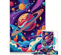Puzzle astratto Spazio Galassia per Adolescenti, 1000 pezzi, per migliorare la memoria, rilassare, tagliare con precisione, regalo elegante (38x52cm)