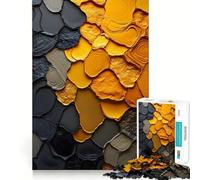 Puzzle astratto testurizzato da 1000 pezzi per adulti, puzzle di memoria, sollevamento lento, goditi l'assemblaggio dell'immagine, regalo creativo 38x26cm