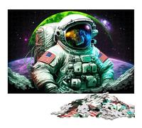 Puzzle Astronauta 1000 pezzi per adulti, puzzle impegnativi, rompicapo, gioco per adulti, attività interattiva per famiglie, 26X38CM/10,23x14,96 pollici