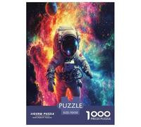 Puzzle Astronauta artistico Arte Stampa Di Qualit Gioco Educativo E Stimolante Tute spaziali Divertimento Gioco 1000 Pezzi Per Adulti E Bambini 70x50cm/1000pcs
