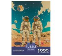 Puzzle Astronauta creativo Artee Difficile Sfida Gioco Educativo E Stimolante Tute spaziali da esploratore spaziale Di Artework 1000 Pezzi Artee Per Adulti Bambini 70x50cm/1000pcs