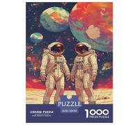 Puzzle Astronauta creativo Colore Stampa Di Qualit Gioco Educativo E Stimolante Tute spaziali da esploratore spaziale Divertimento Gioco 1000Pcs Classici Regalo Per Amore E Amico 70x50cm/1000pcs