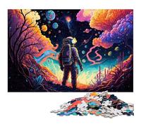 Puzzle Astronauta da 1000 pezzi, Puzzle Impossible per Adulti, Regalo Perfetto per Compleanni e Festività 50x75CM/19,68x29,52 pollici