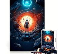 Puzzle "Astronauta e l'ignoto" per ragazzi, 1000 pezzi, stimolante per la mente, rilassante e di alta qualità, regalo perfetto (50x75cm)