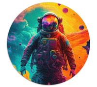 Puzzle "Astronauta nel cielo colorato" da 1000 pezzi per adulti, puzzle in cartone, gioco interattivo per famiglie, regalo creativo con grafica colorata (67,5x67,5cm)