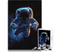 Puzzle astronauta nello spazio 1000 pezzi Gioco divertente per lo sviluppo cognitivo Speciale regalo di festa premuroso Dimensioni 38x26cm