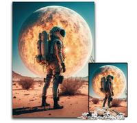 Puzzle "Astronauta su un nuovo pianeta" da 1000 pezzi, puzzle impossibile per adulti, regalo perfetto per compleanni e festività, 26X38CM/10,23x14,96 pollici.
