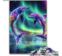 Puzzle Aurora Dolphin da 1000 pezzi con gioco interattivo per famiglie, bambini dai 14 anni in su (dimensioni 26x38cm)
