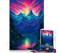 Puzzle Aurora Lullaby da 1000 pezzi per adolescenti, stimola la capacità di pensiero, calma e distrae, con taglio liscio, ideale come regalo (38x26cm)