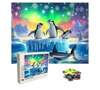 Puzzle aurora Puzzle 2000 Pezzi pinguino Art Jigsaw Puzzles For Adults, Puzzles in Legno XXL 99.5x70.5 cm, Si Adattano Perfettamente Tra Loro Lettere Sul Retro, Regalo Uomo e Donna, Compact Box 8p-325