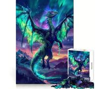 Puzzle Aurora Seraphim Drago 1000 pezzi per adolescenti, abilità mentali, calma, relax, solido, regalo premuroso (38x52cm)