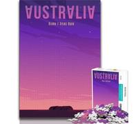 Puzzle Australia da 1000 pezzi per adolescenti, difficili da completare ma divertenti e divertenti, decorazioni e regali unici per la casa, 38x26cm