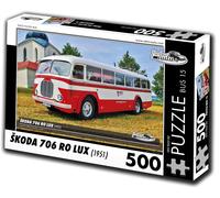 Puzzle auto d’epoca - autobus Škoda 706 RO Lux (1951) 500 pezzi
